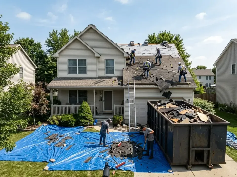roof-replacement-debris-remova-004 — frequently asked questions, Cheapest Dumpster Rentals in Rainbow City, AL